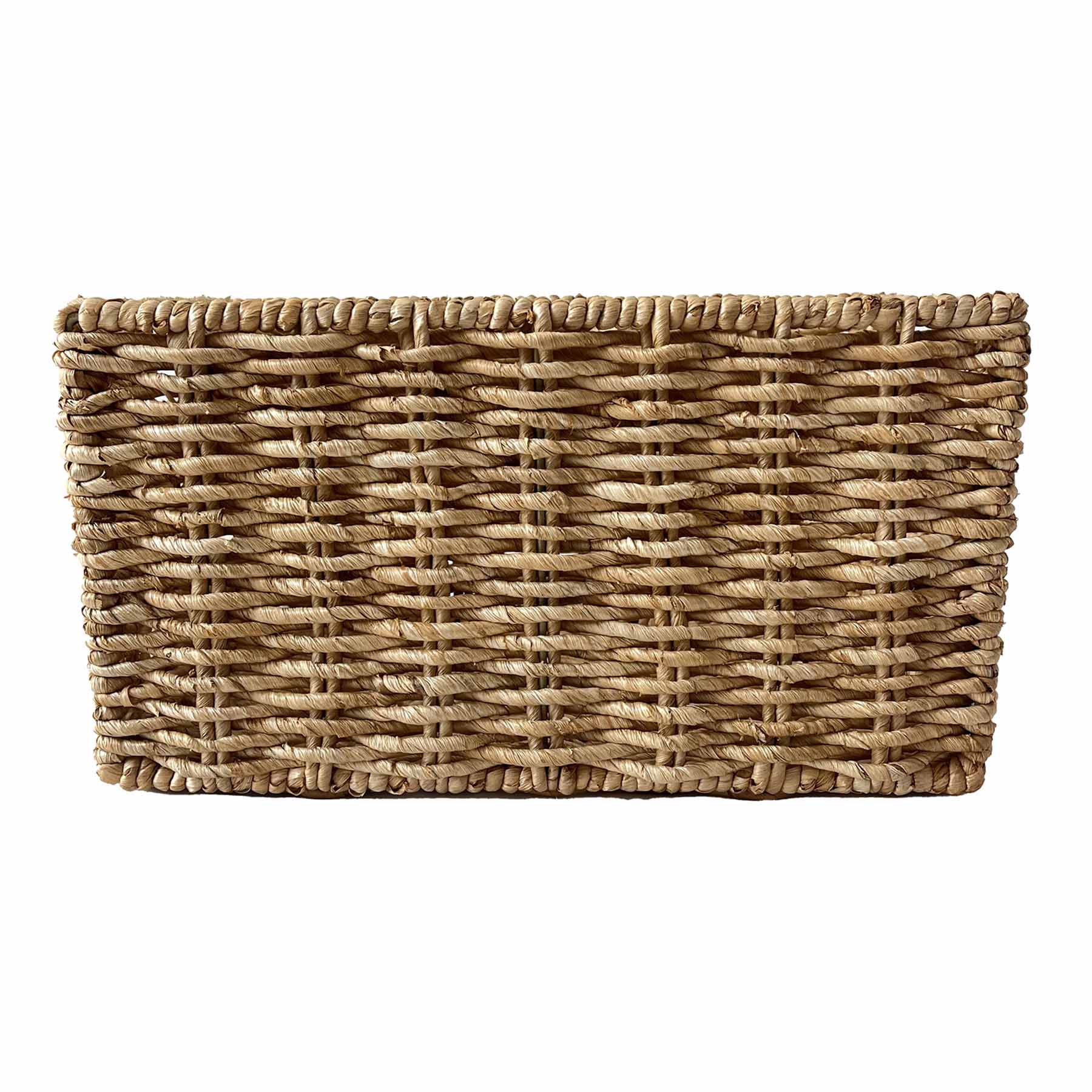 Wicker Rectangle Storage Basket - Natural, 15.0x10.0x8.0"