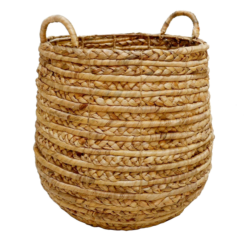 Wicker Round Storage Basket - Natural, 17.7x17.7x16.9"