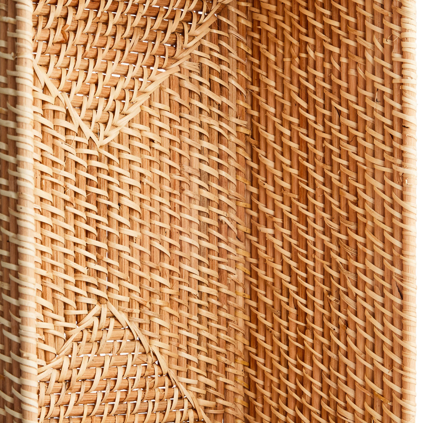 Rattan Rectangle Storage Basket - Natural, 15.0x11.2x7.1"