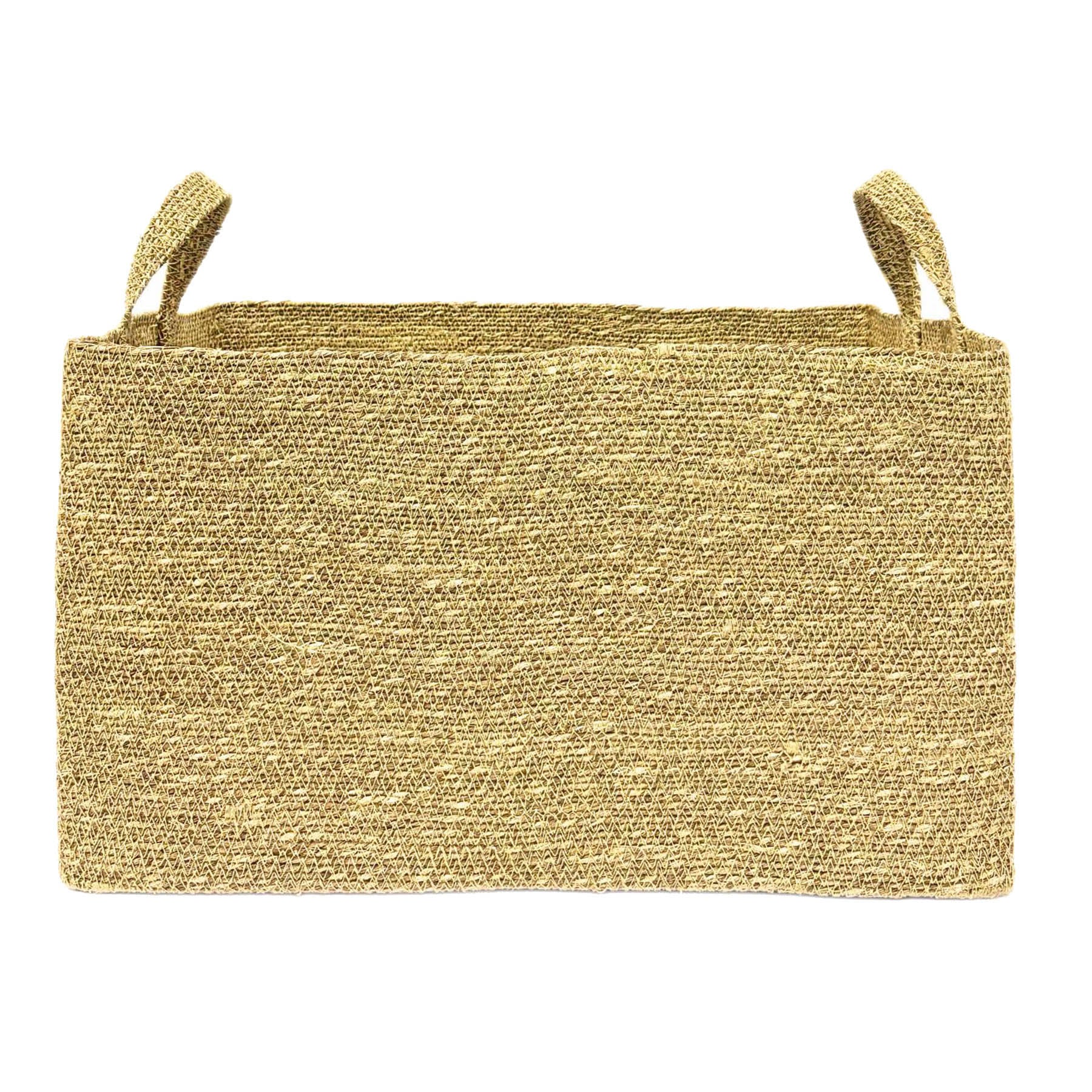 Seagrass Rectangle Storage Basket - Neutral, 18.8x13.5x11.0"