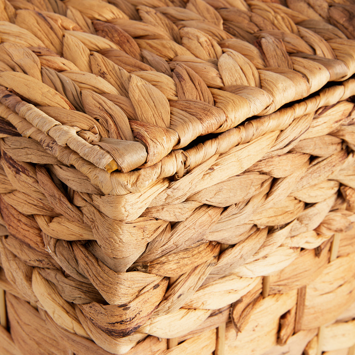 Wicker Rectangle Storage Basket - Natural, 26.0x15.4x14.6"