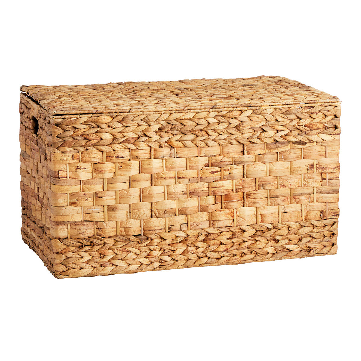 Wicker Rectangle Storage Basket - Natural, 26.0x15.4x14.6"