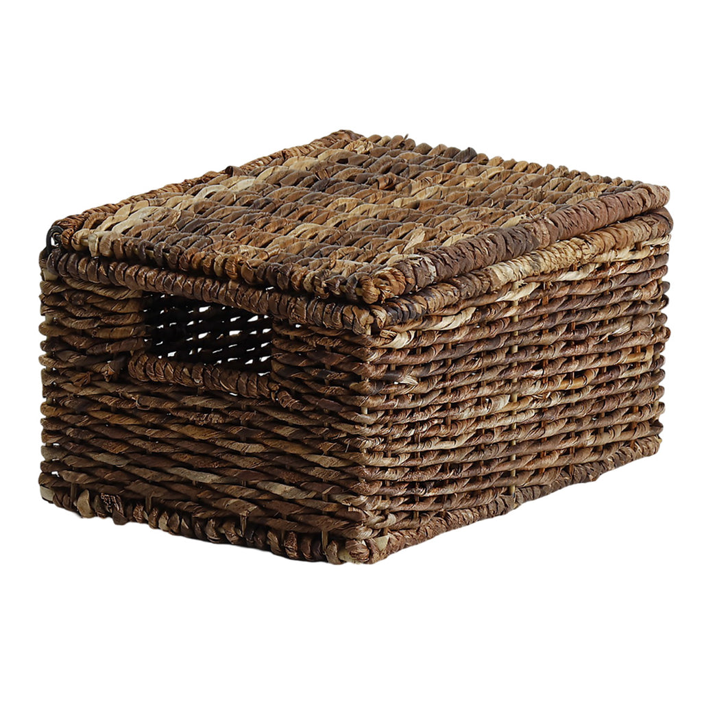 Abaca Rectangle Storage Basket - Natural, 12.0x8.0x5.5"