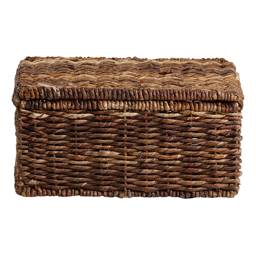 Abaca Rectangle Storage Basket - Natural, 12.0x8.0x5.5"