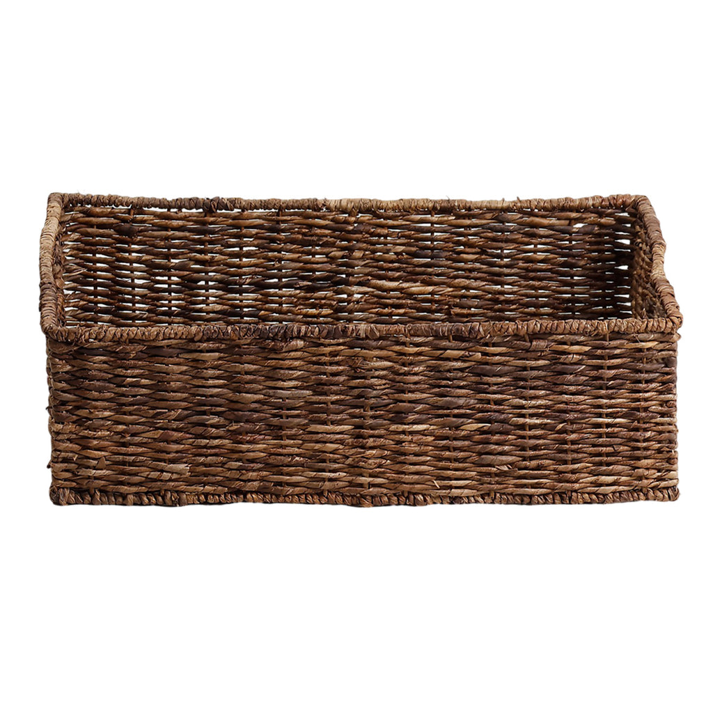 Abaca Rectangle Storage Basket - Natural, 21.0x15.3x6.5"